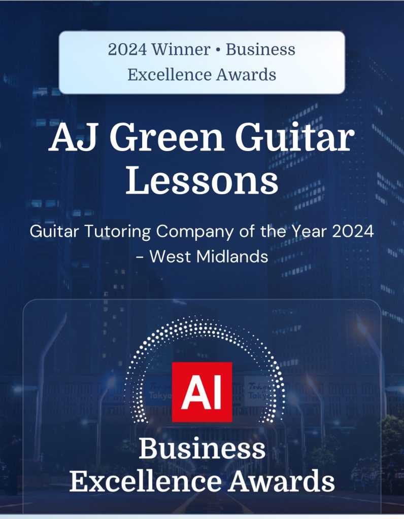 Wolverhampton Guitar Lessons Award